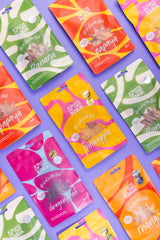 Build Your Own 10-Pack — dried fruit packet flatlay